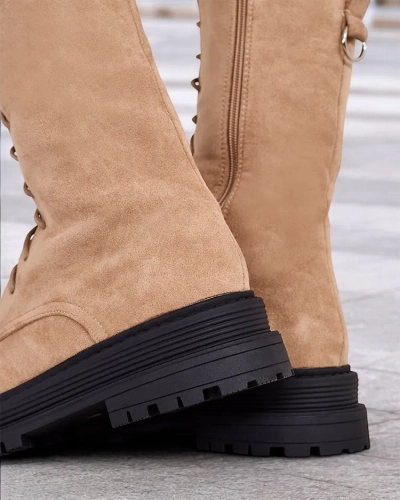 Royalfashion Cizme cu șiret pentru femei Werces