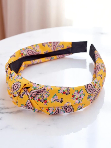 Royalfashion Molly Twist Bentiță de păr împletită cu model