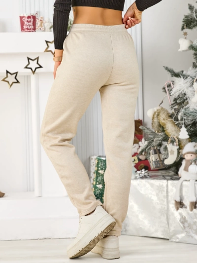 Pantaloni de trening din bumbac pentru femei Royalfashion