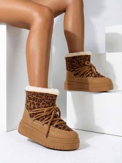 Cizme de zăpadă cu șireturi pentru femei de la Royalfashion Moniuc