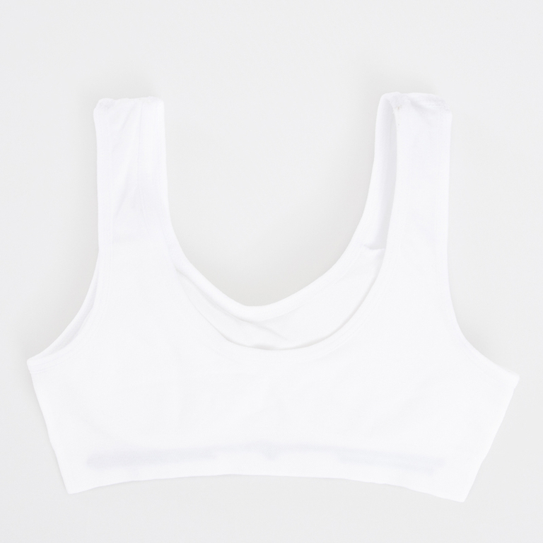 Sutien de sport alb pentru copii - Lenjerie de corp