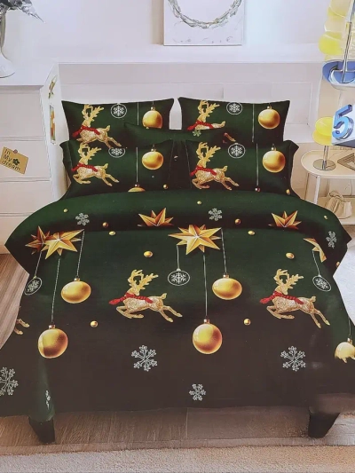 Royalfashion set de lenjerie de Crăciun 160x200 complet 3-PARTE
