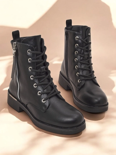 Cizme cu siret pentru femei Royalfashion Selocii