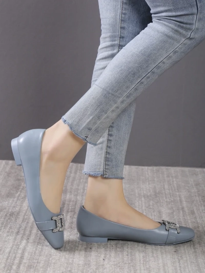 Balerini Royalfashion pentru femei cu fundiță Frelie