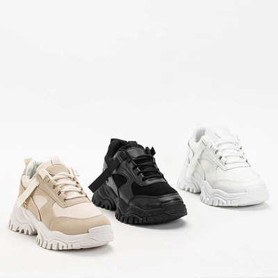 OUTLET Pantofi sport dama adidasi in nuanta de ecru Itega - Incaltaminte