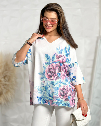 Bluză cu imprimeu pentru femei Royalfashion