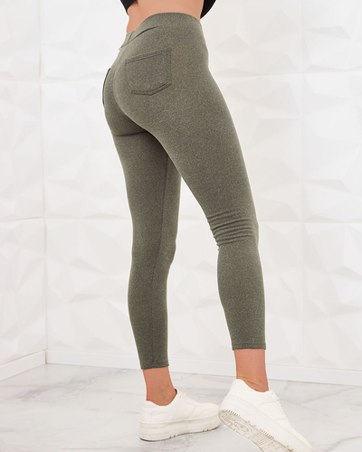 Royalfashion Pantaloni teggings de damă albaștri