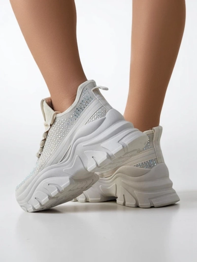 Royalfashion Adidași sportivi pentru femei cu strasuri Blysco