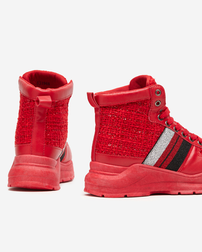 Adidasi sport roșii de damă Hasmali - Încălțăminte