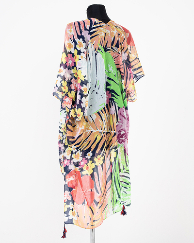 Pareo de damă colorat cu flori - Îmbrăcăminte