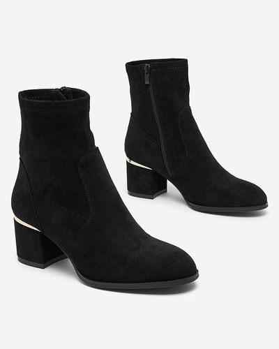 Royalfashion Cizme stiletto joase pentru femei Negre Rejerra