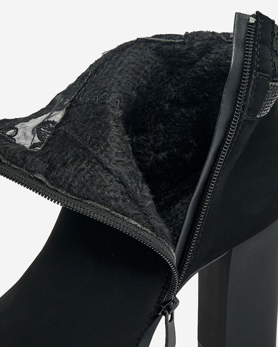 Royalfashion Cizme Stiletto decorate Leroleda pentru femei
