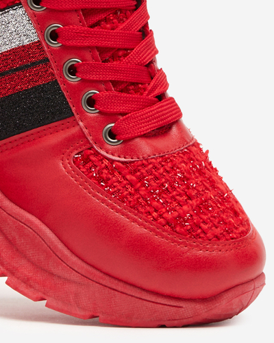 Adidasi sport roșii de damă Hasmali - Încălțăminte