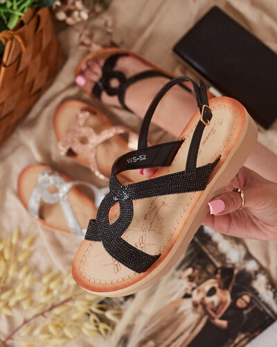 Royalfashion Sandale Elova Zirconia pentru femei