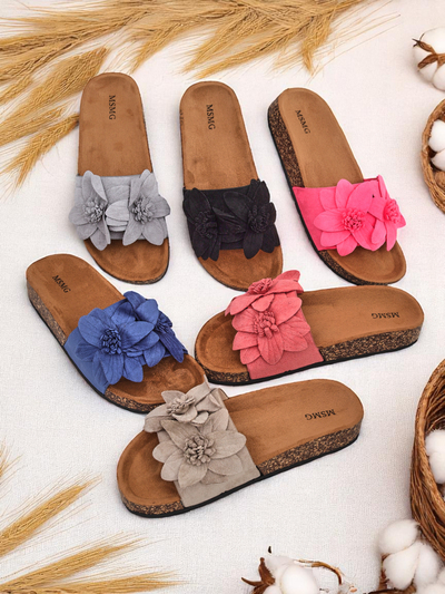 Sandale pentru femei Royalfashion cu flori Foules