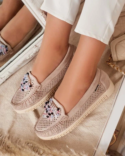 Royalfashion Mocasini de damă din mărgele ajurate Namis