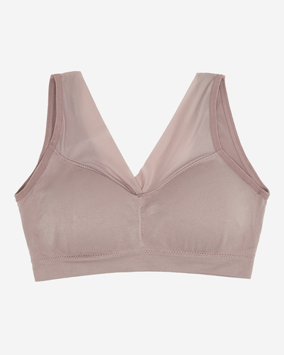 Sutien sport pentru femei violet cu bretele largi - Lenjerie intima