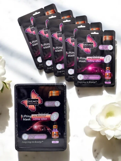 DIZAO - Set de ser și mască cu aur 6g+36g x 10 buc