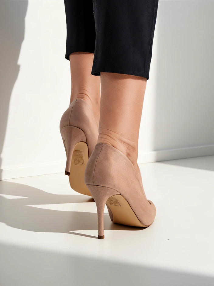 Pompe ecologice din suede pentru femei Royalfashion Scazze