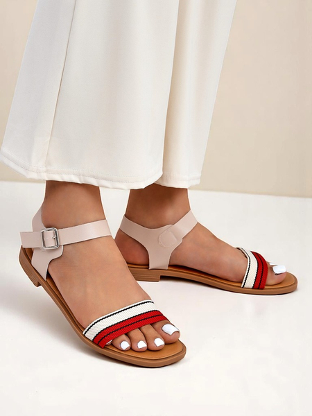 Royalfashion Sandale cu talpă joasă pentru femei Naya