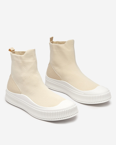 Tenisi Bejoko de damă bej - Încălțăminte