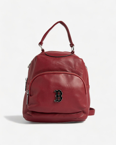 Royalfashion Rucsac mic roșu pentru femei din piele ecologică