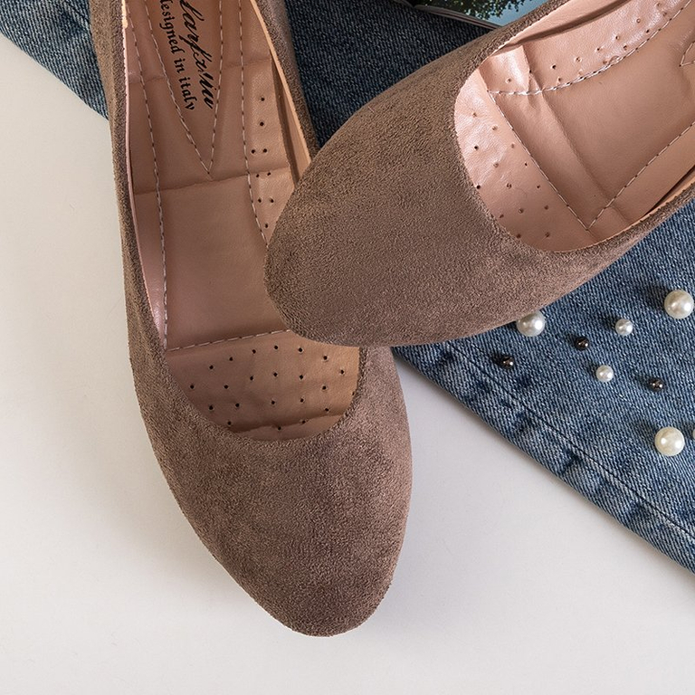 Balerini kaki pentru femei Lanvies - Încălțăminte