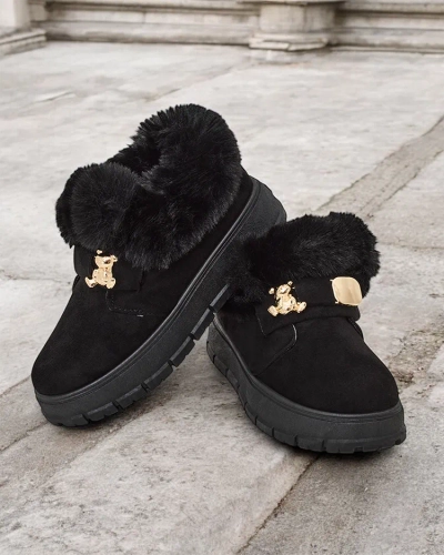 Royalfashion Cizme scurte pentru femei a'la cizme de zăpadă Dobis