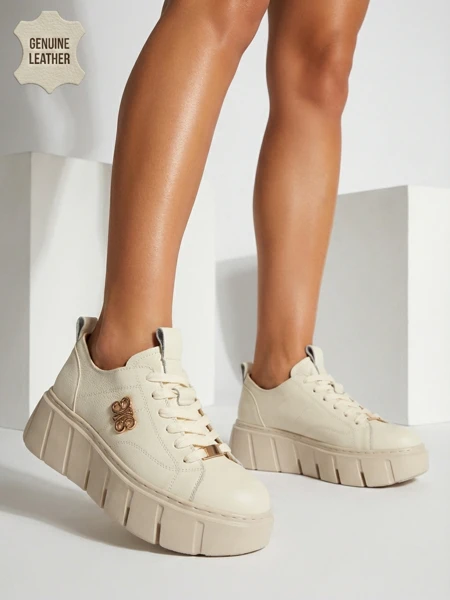 Sneakers sport damă din piele naturală Sacerr