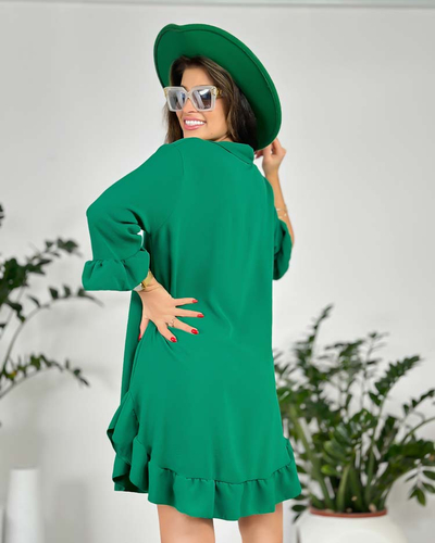 Royalfashion Rochie oversize de damă cu volane