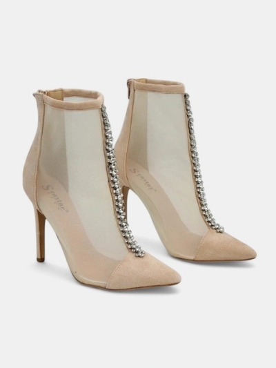 Cizme de gleznă pentru femei Royalfashion pe tocuri stiletto Amaelika