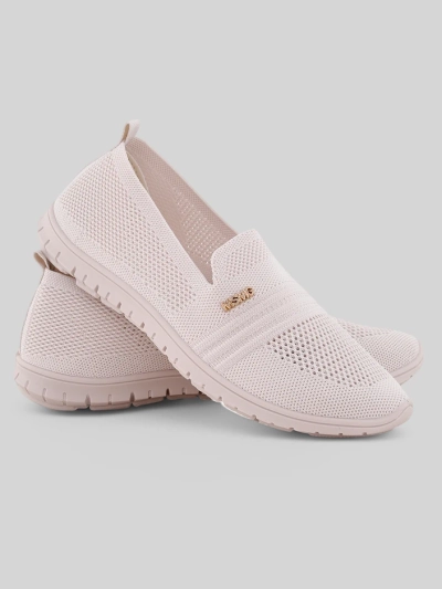 Încălțăminte de Damă Ariadne din Material Textil, Culoare Crem