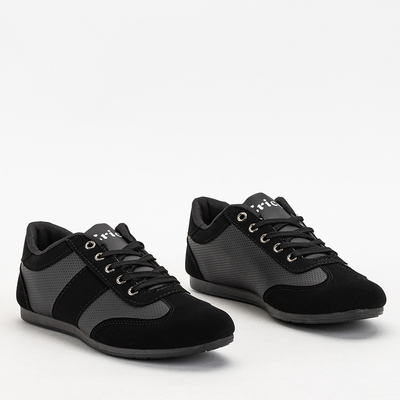 Pantofi sport barbati negri Pantofi sport tip Trizu - Incaltaminte