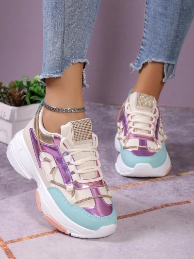 Royalfashion Sneakers colorate pentru femei Casiia