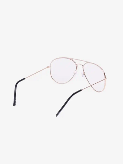Ochelari de soare Royalfashion transparenți cu ramă argintie