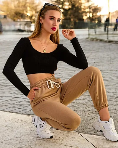 Royalfashion Pantaloni de trening pentru femei