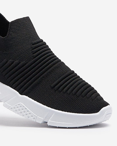 Pantofi sport slip-on de damă de culoare neagră Kollug- Footwear