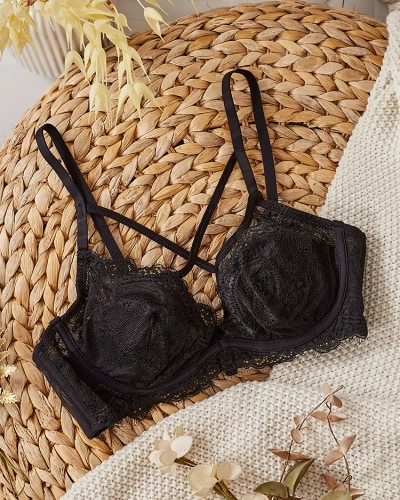 Royalfashion Sutien de damă cu bretele decorative