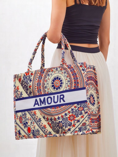Royalfashion Geantă de pânză Amour Vibes
