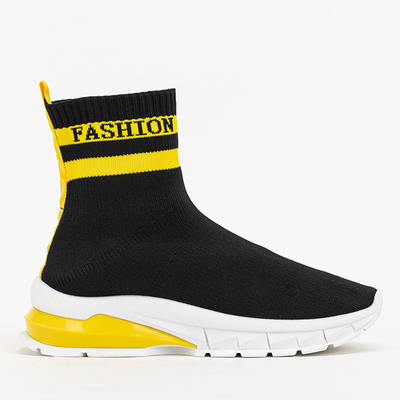 Jammy, pantofi negri înalți pentru femei - încălțăminte