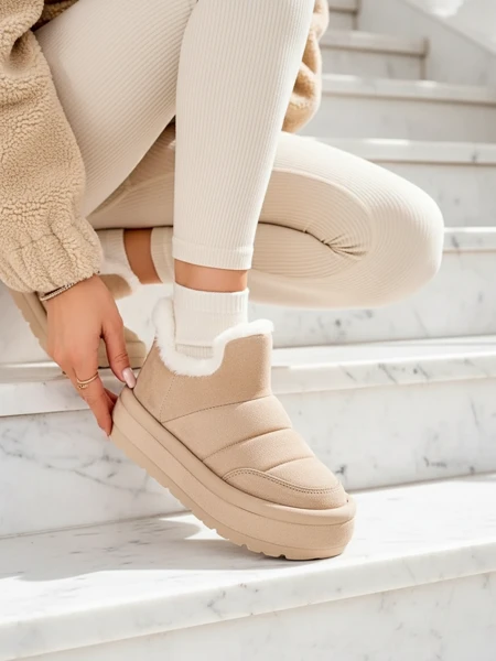 Royalfashion Femei Zoeno cizme scurte a'la cizme de zăpadă