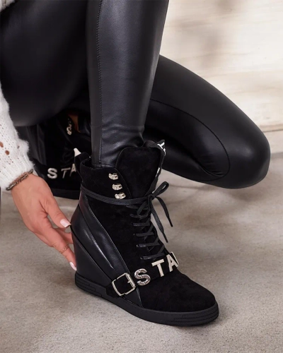 Royalfashion botine pe toc Ronii pentru femei