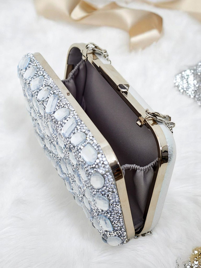 Royalfashion Geantă-plic pentru femei Crystal Glam