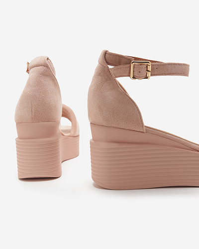 Sandale pane dama roz Okita - Pantofi