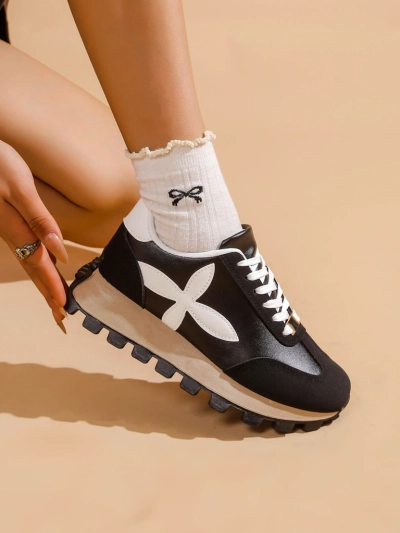 Sneakers sportive pentru femei Royalfashion pe o talpă mai groasă Aloqa