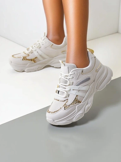 Sneakers sportive Royalfashion pentru femei pe o talpă groasă Aimo
