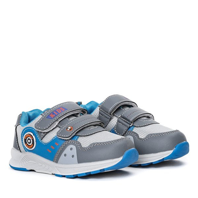 Szare buty chłopięce sportowe Nildan - Obuwie