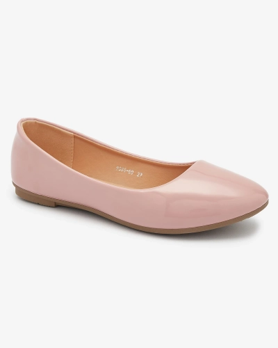 Pink Balerini lăcuiți pentru femei Fama - Încălțăminte