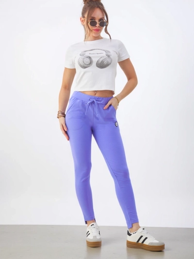 Royalfashion Pantaloni de trening pentru femei din bumbac