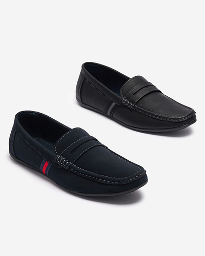 Mocasini bărbați negru Hacerno- Footwear